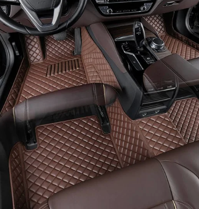Car floor mat detail
